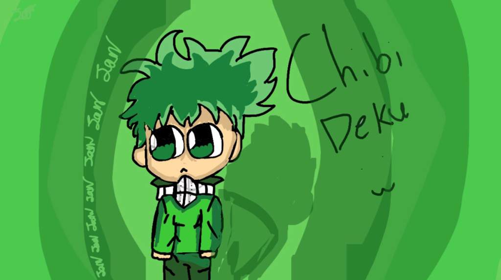 I tried to draw chibi Deku :/ | My Hero Academia Amino