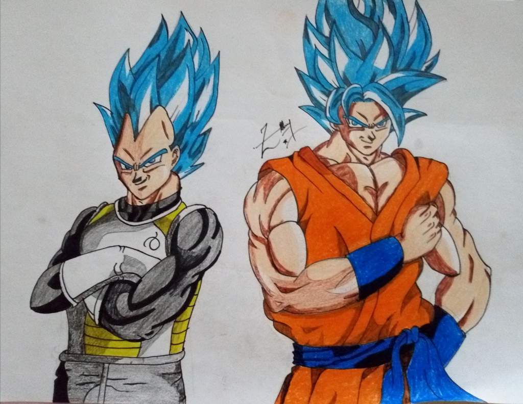 goku super saiyan vs vegeta super saiyan