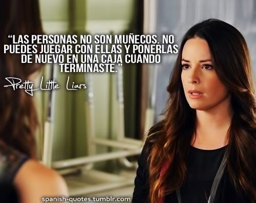 Frases pll.. | Pequeñas Mentirosas Amino Amino