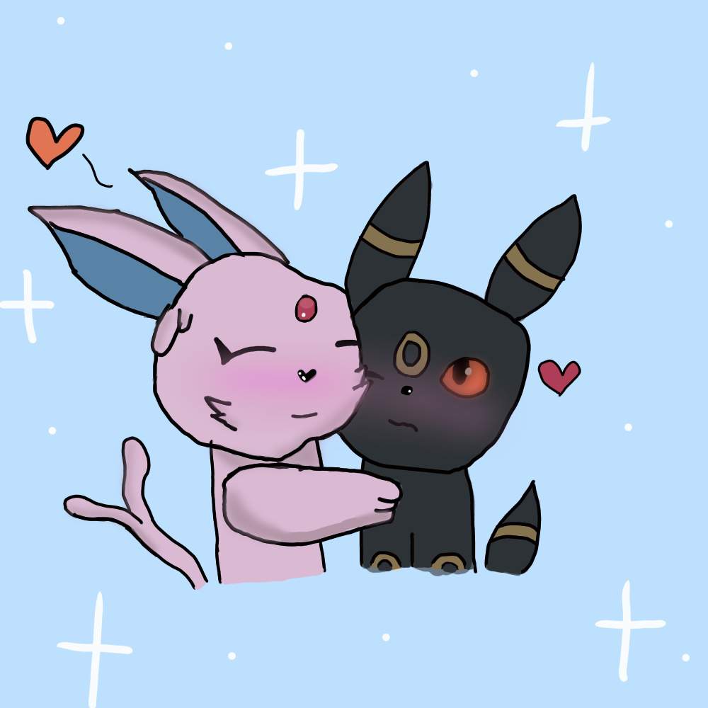 Espeon X Umbreon Art Pokémon Amino