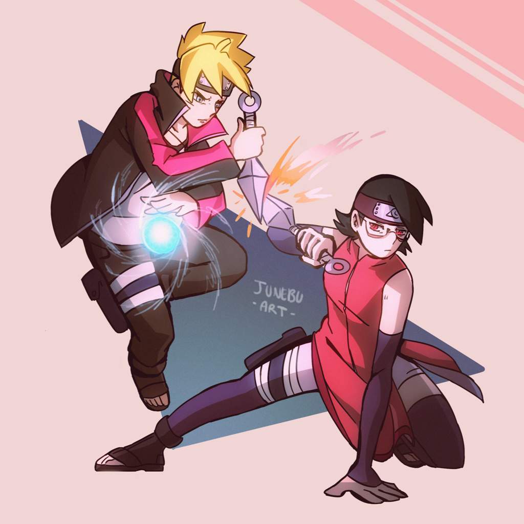 Boruto And Sarada Fan Art