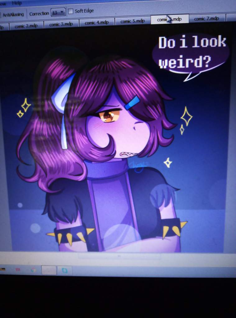 [Comic] Susie's Hair | Deltarune. Amino