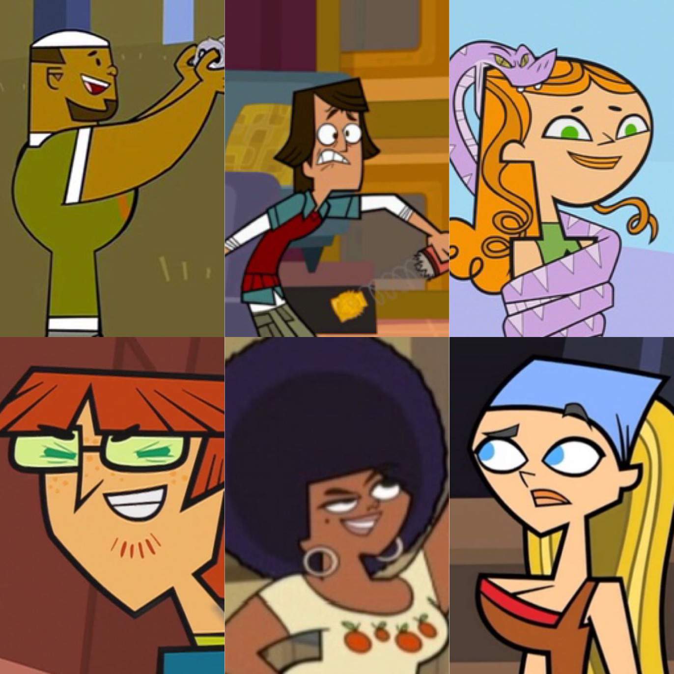 Tournament 1 Round 14 Final 6 The Best Total Drama Original Character ...