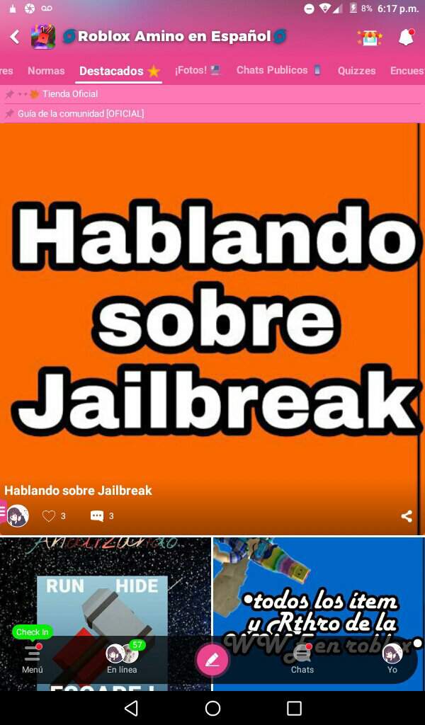 Hablando Sobre Jailbreak Roblox Amino En Español Amino - jailbreak jeep roblox