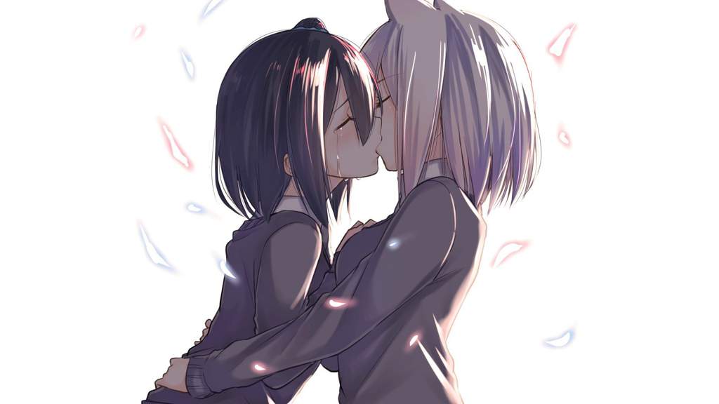 Lesbian anime wallpaper
