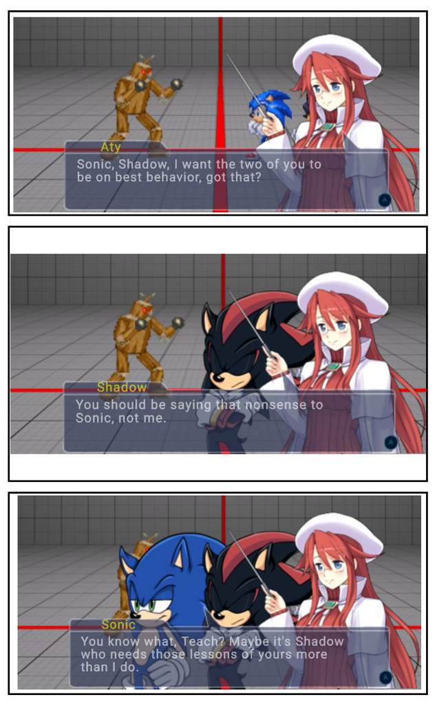 project x zone 2 sonic and shadow