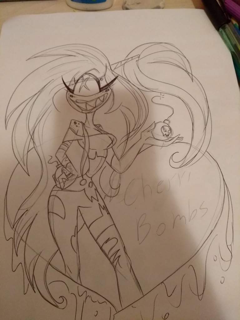 Cherri Bombs 🗡(fan art)🗡 | Hazbin Hotel (official) Amino