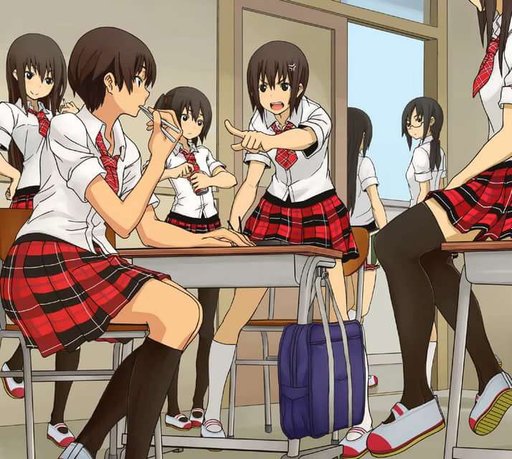 Schoolgirl tattoo orgy handjob