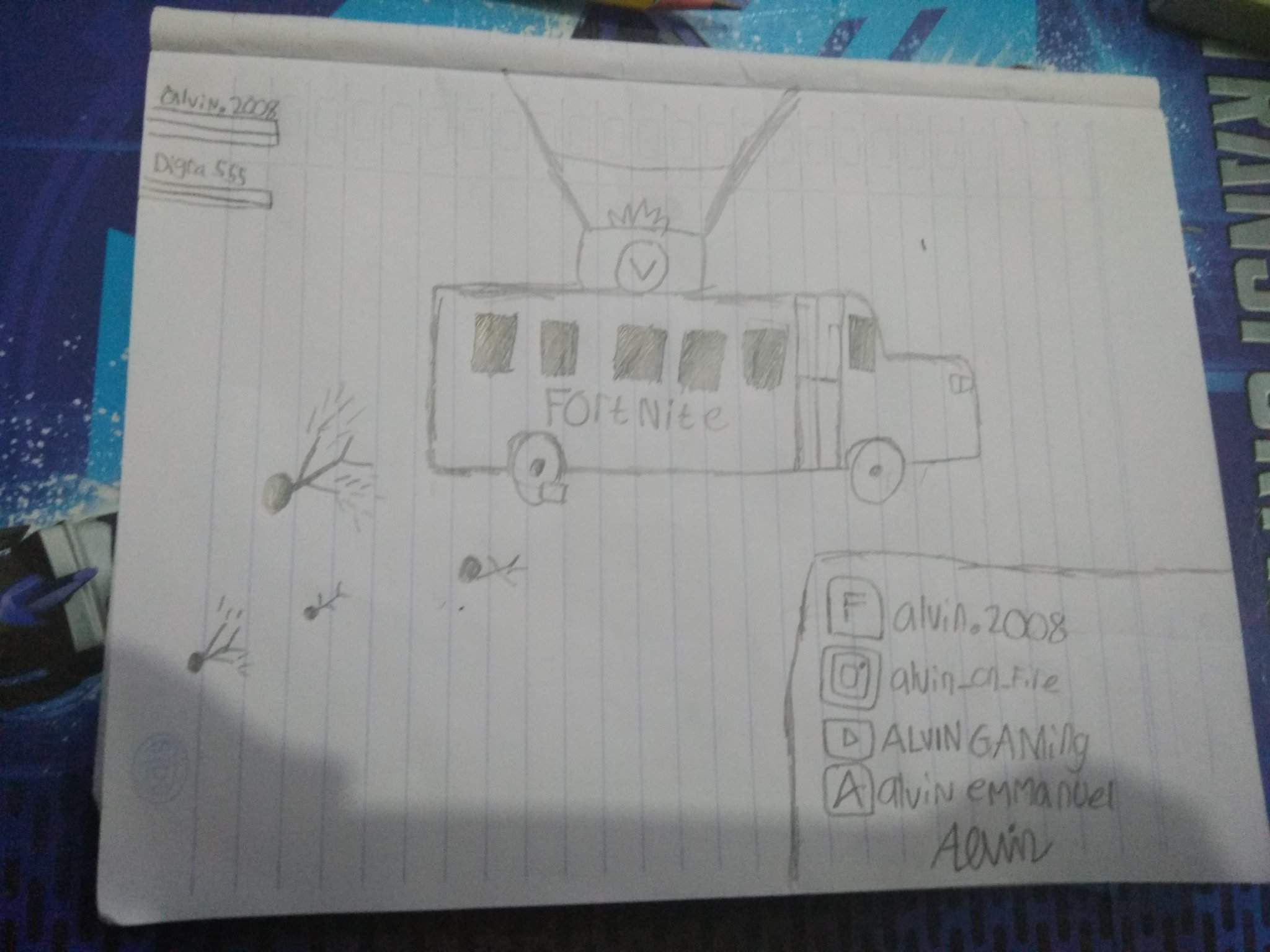 My fortnite battle bus drawing | Fortnite: Battle Royale Armory Amino