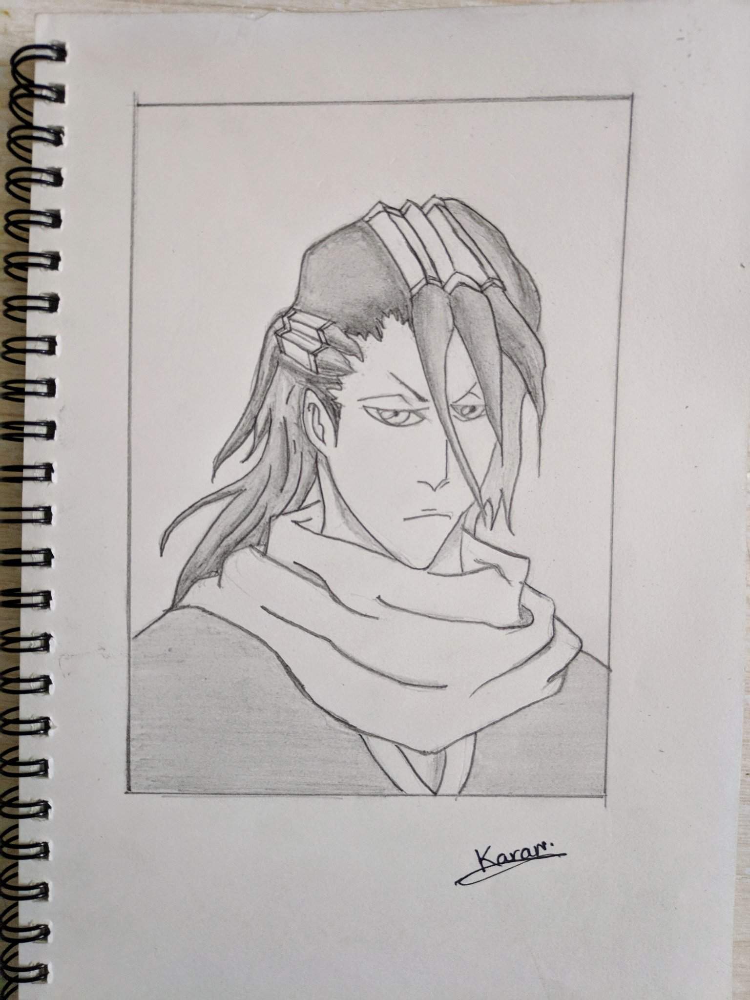 Byakuya Kuchiki - Bleach - Penicl Sketch | Anime Amino