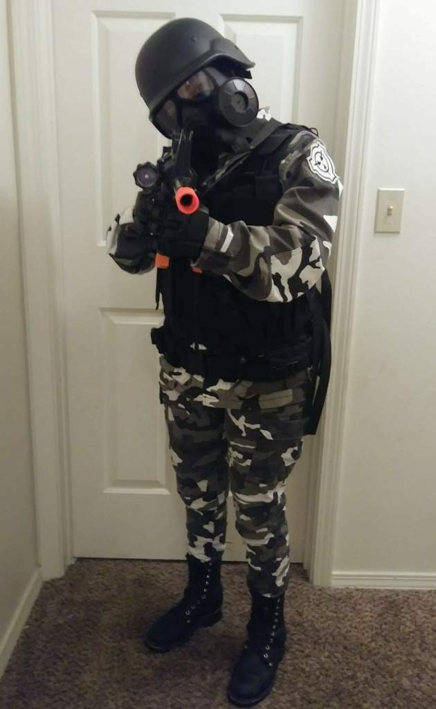 Airsoft gear + patches = MTF Cosplay.
