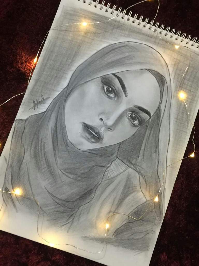 Hijab Girl Sketch Art Amino