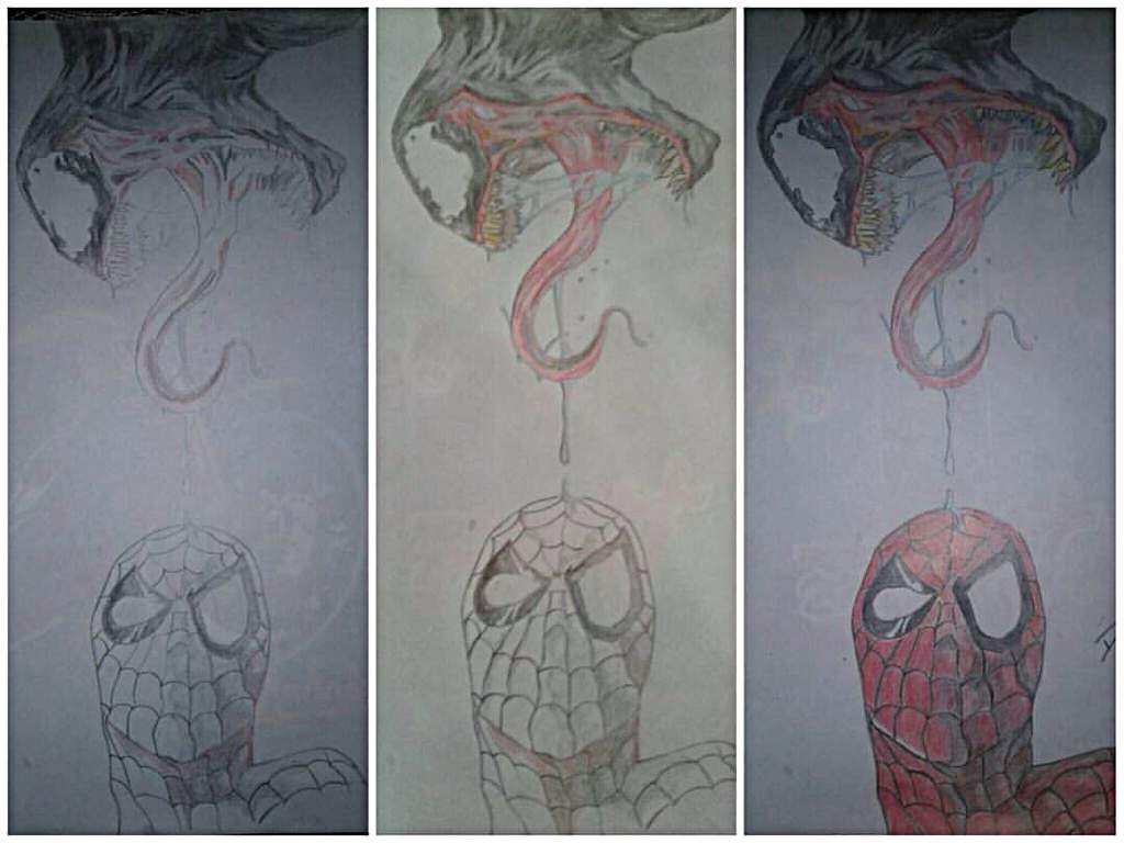 Un FanArt de Spiderman y Venom | •Cómics• Amino