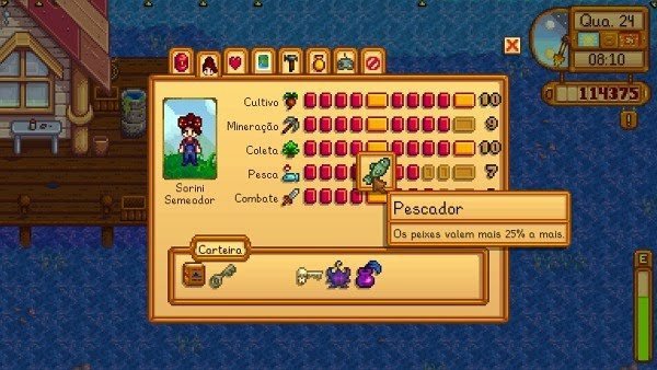 Como pescar em Stardew Valley no celular?