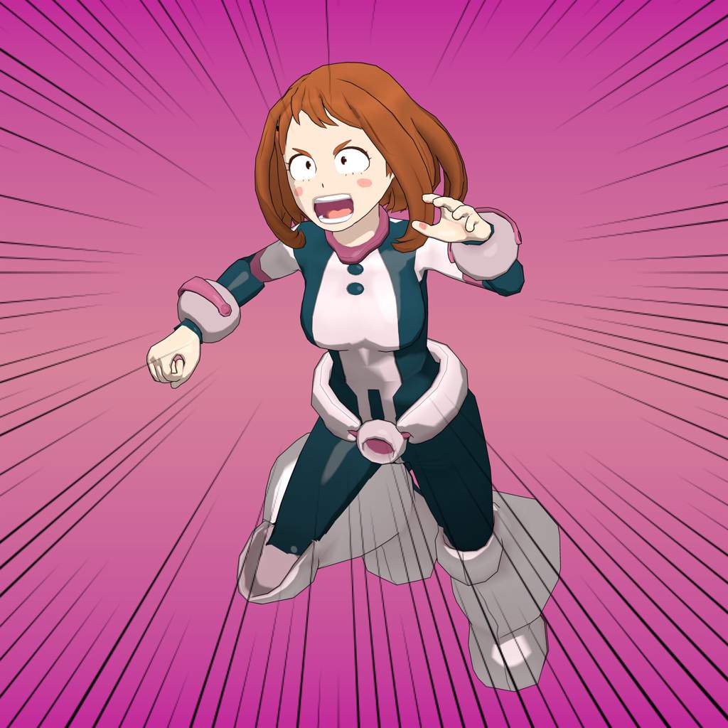 Uraraka Ochako 3D Model | My Hero Academia Amino