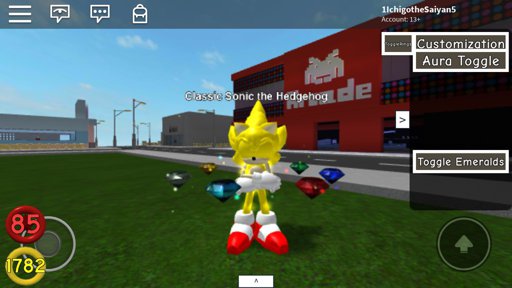 how to get a sonic roll roblox