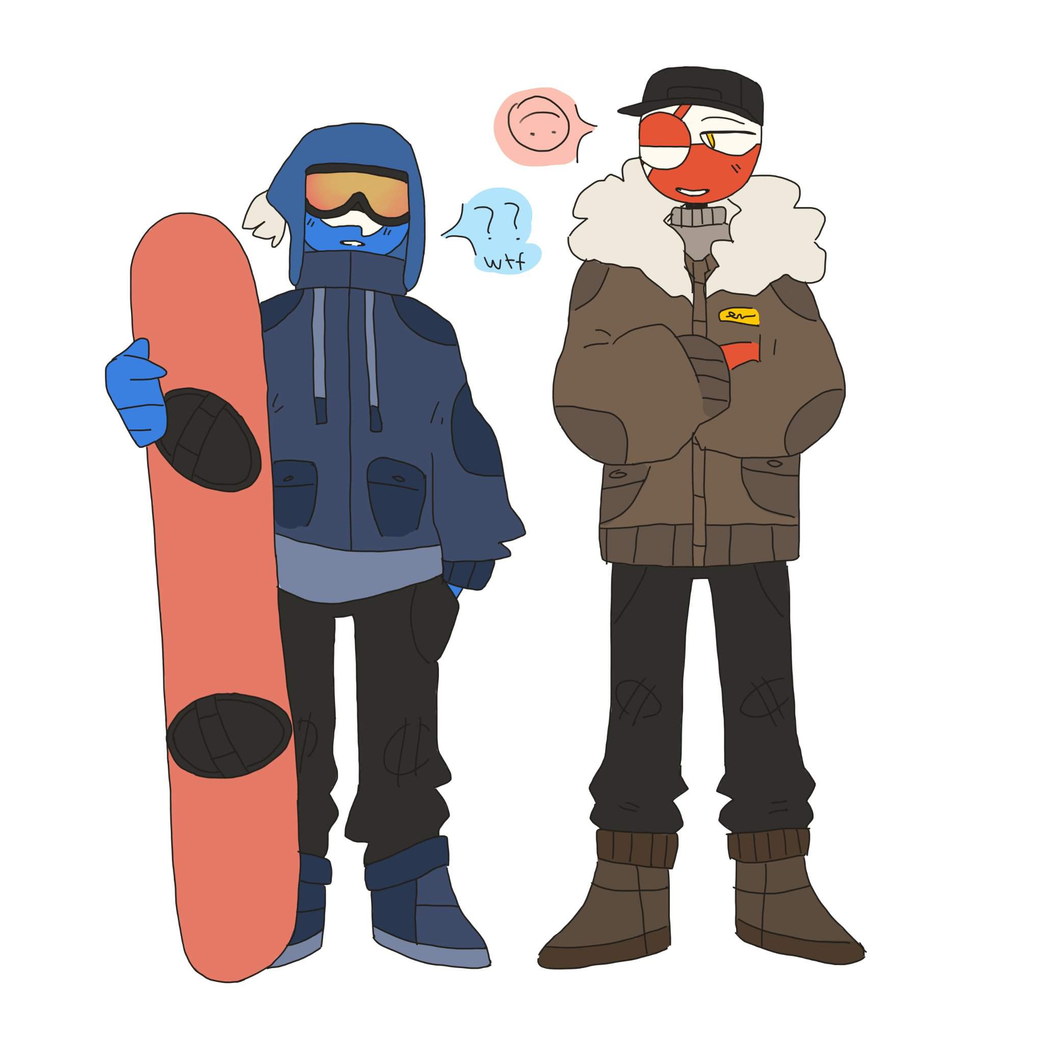 2 kool for skool (Antarctica and Greenland :) | •Countryhumans Amino ...