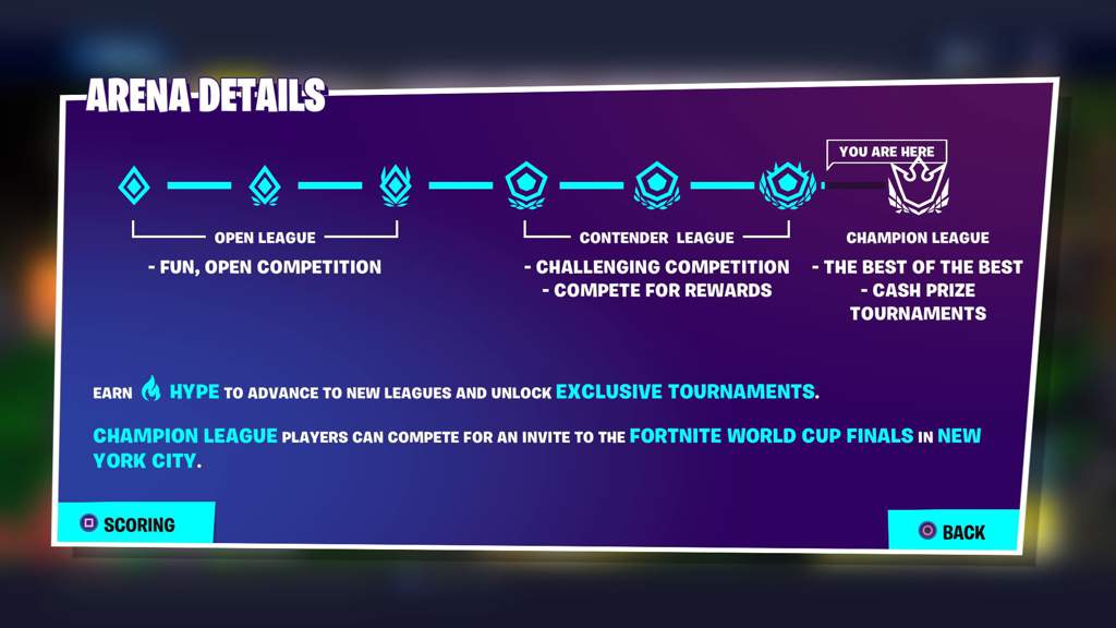 gonna try to get to champions league - fortnite champions league back bling