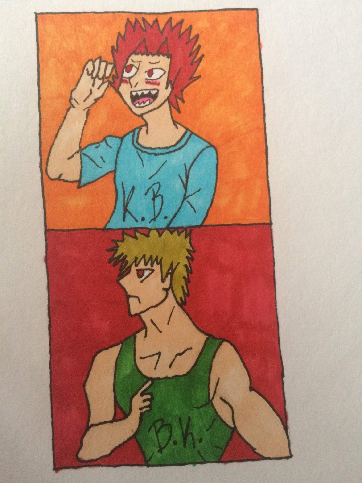 Kiribaku drawing | My Hero Academia Amino