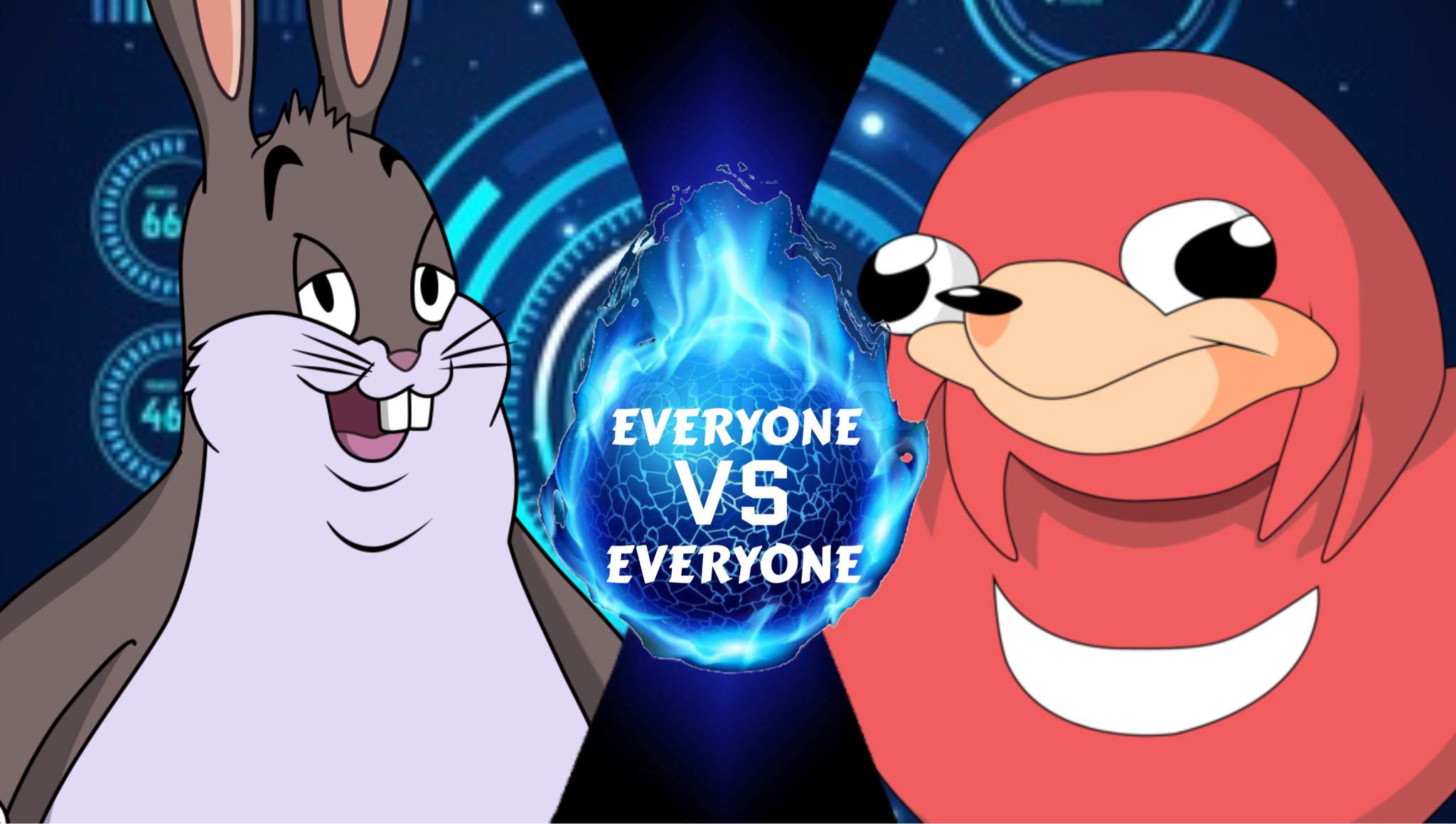 EvE S4 Ep 9: Ugandan Knuckles vs Big Chungus | SMG4 The Amino Amino