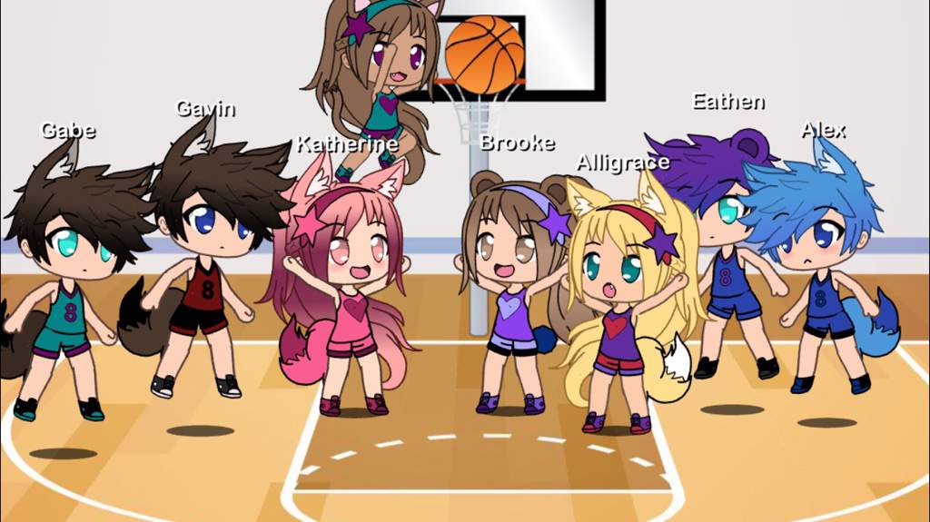 Who said girls can’t play basketball | Gacha-Life Amino