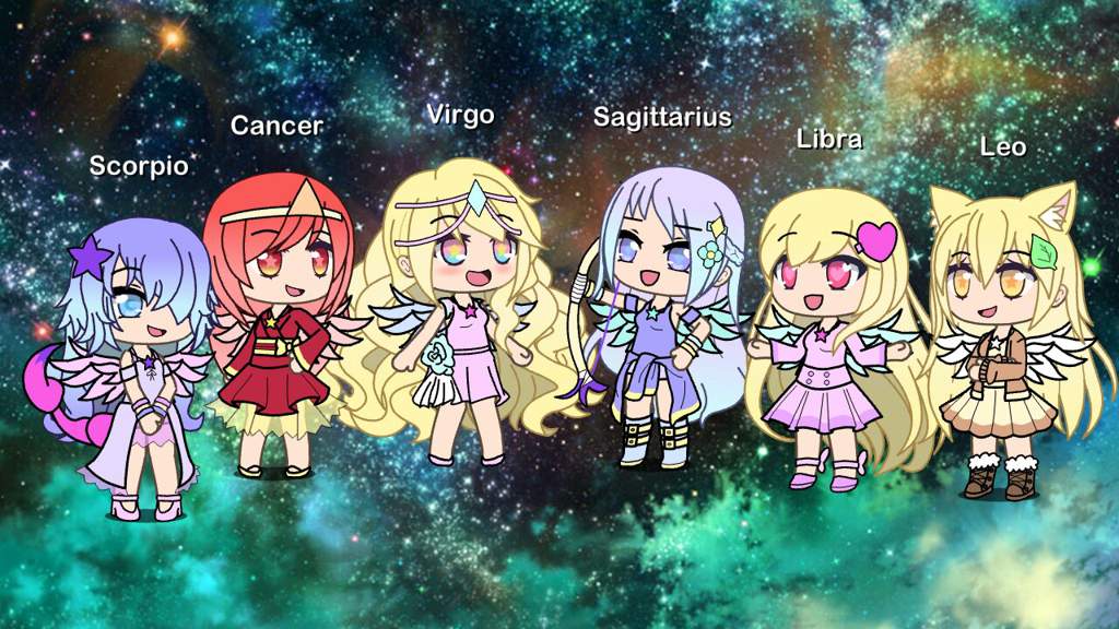 Zodiac Signs As Gacha Life | Gacha-Life Amino