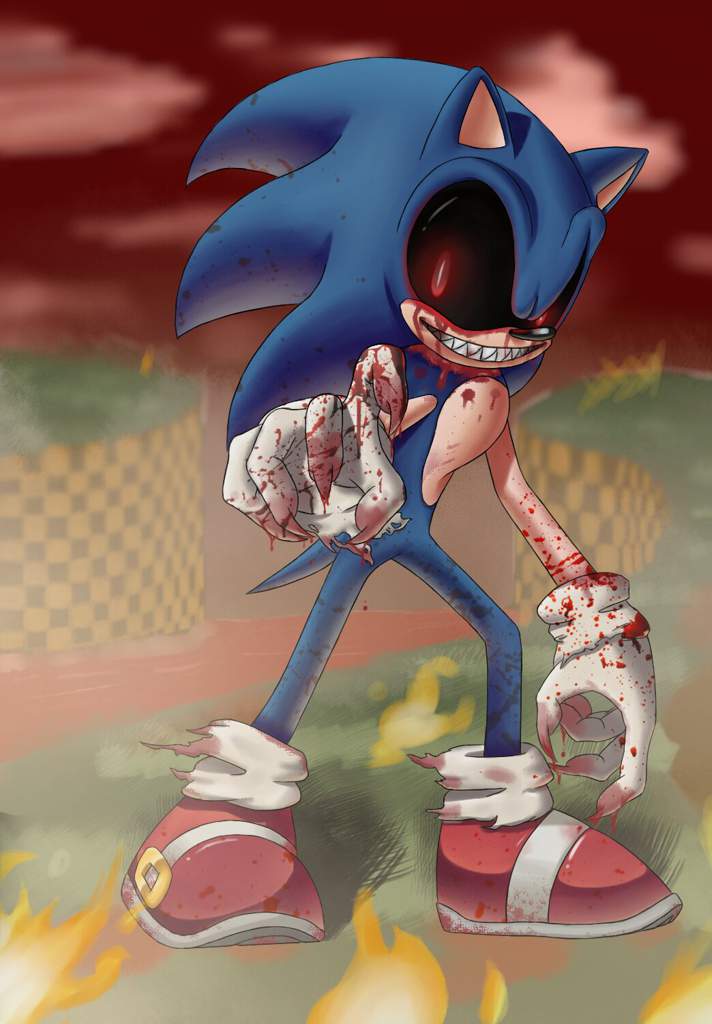 Sonic.exe - an artist's progress! 