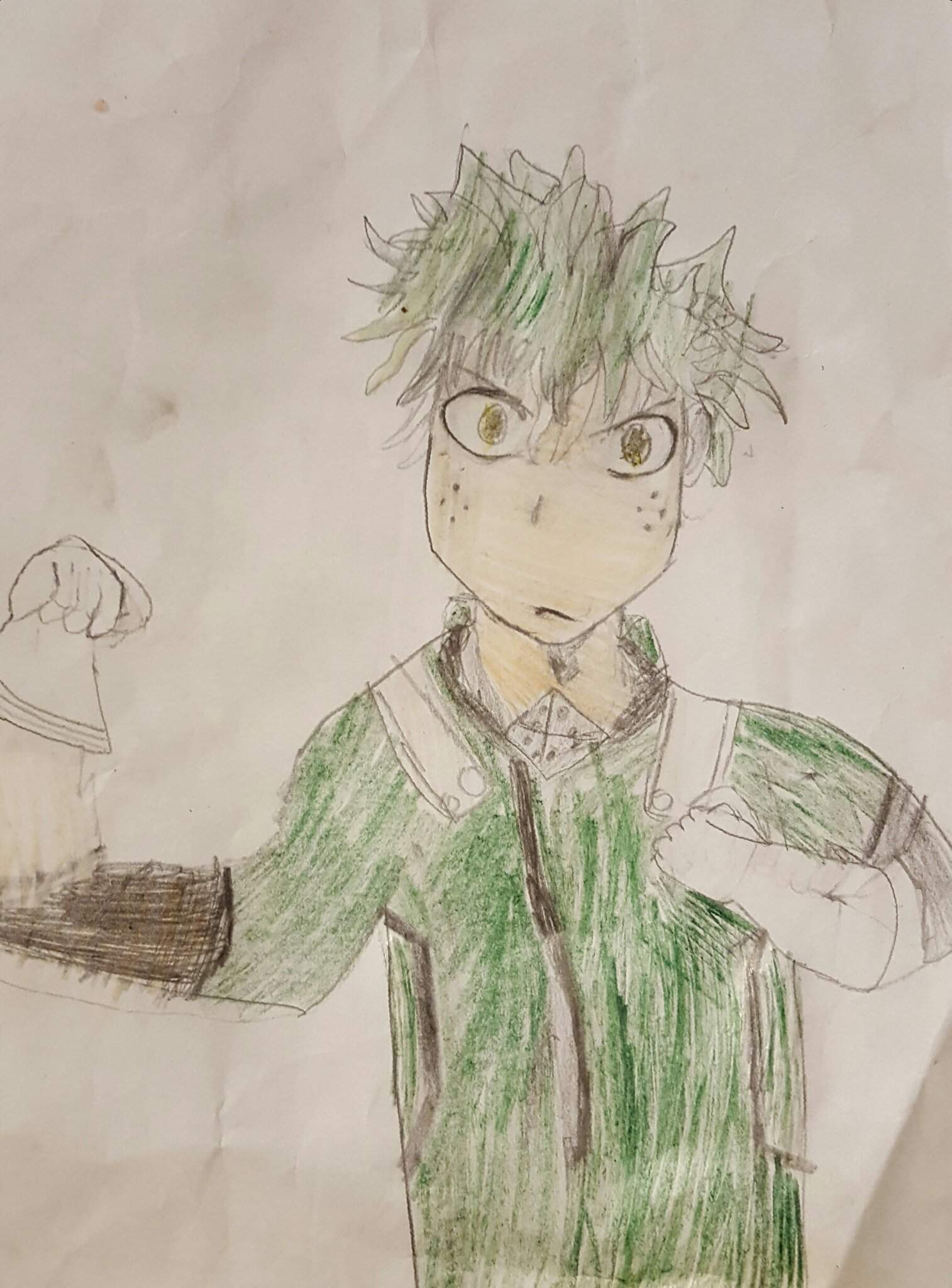 Deku before the upgraded costume! | My Hero Academia Amino