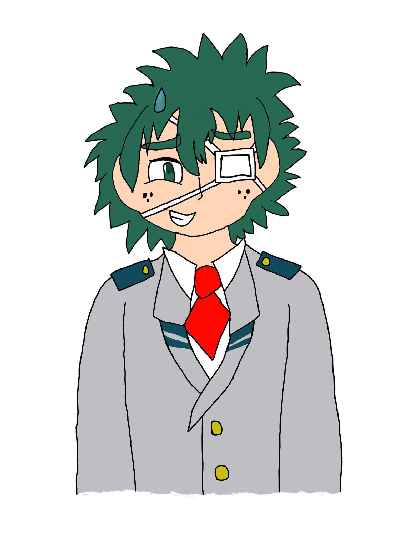 Ghoul deku au art! | My Hero Academia Amino