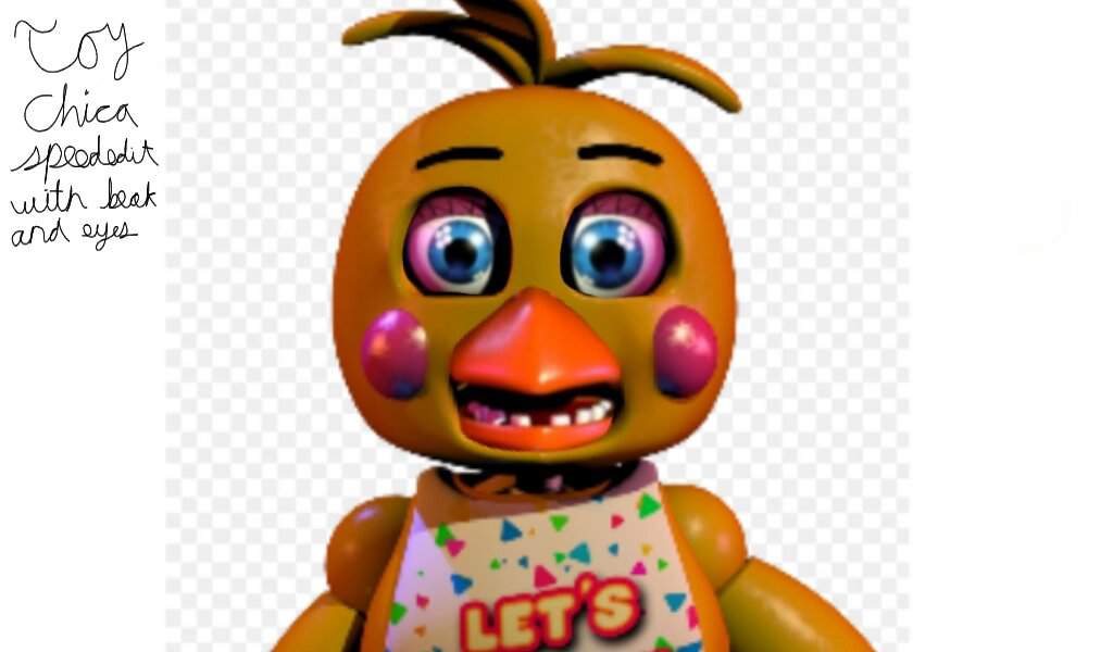 toy chica beak