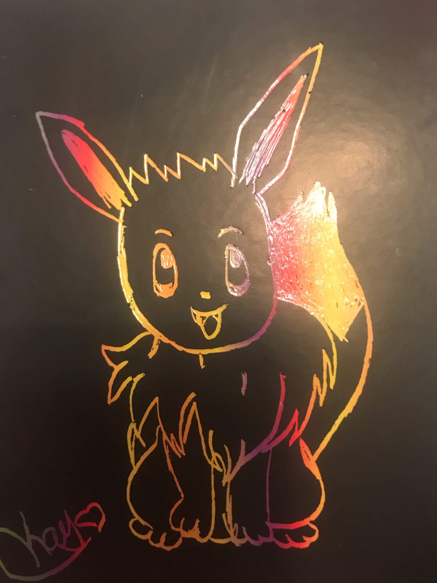 Scratch art | Pokémon Amino