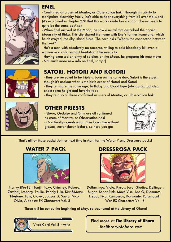 Vivre Card Databook Volume 8 One Piece Amino