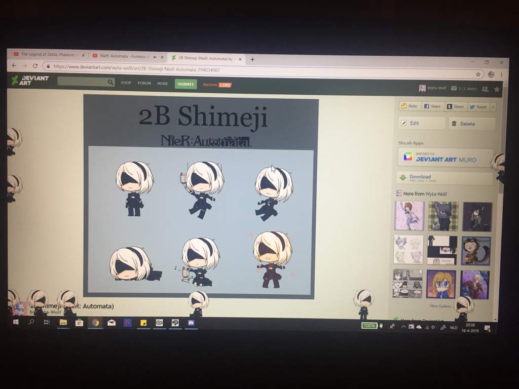 Nier Automata Shimeji