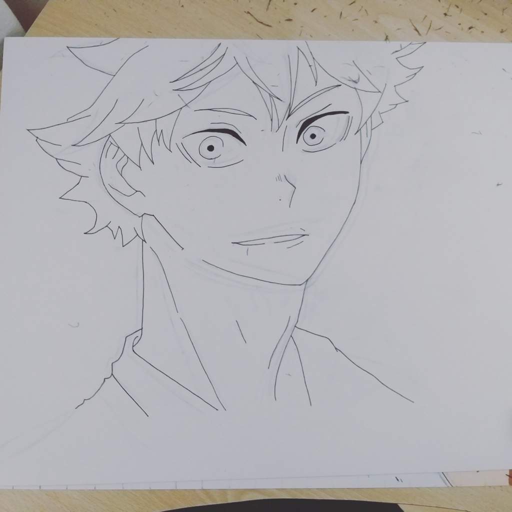 Boceto de shoyo hinata 😁😁 | •Arte Amino• Amino