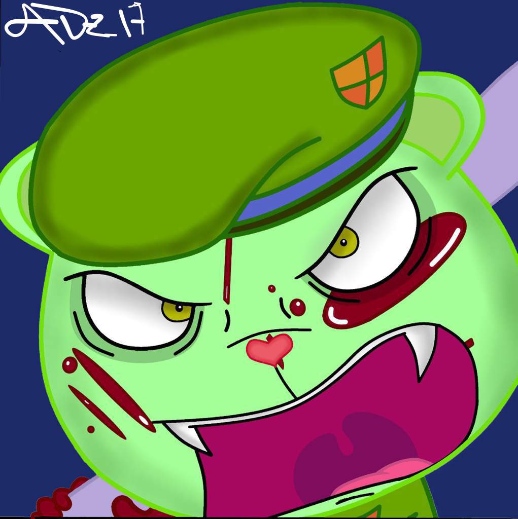 My flippy/fliqpy art | Happy Tree Friends Amino