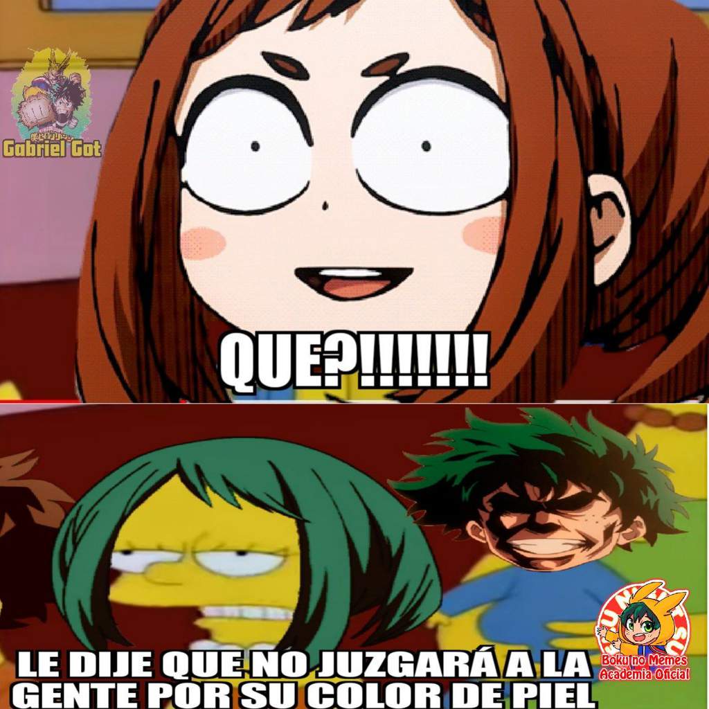 El buen meme de deku racista nunca falla :3 | Boku no Memes Academia ...