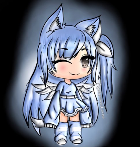 Gacha Life Wolf Girl Galaxy