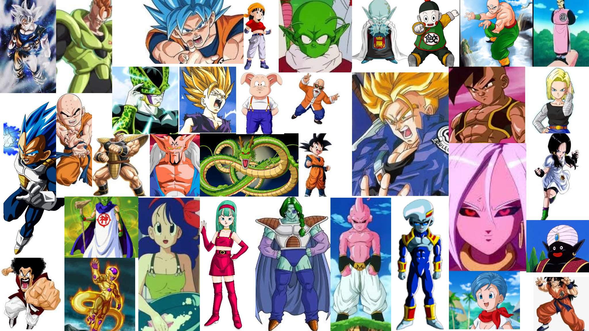 all the charcters i could think of | DragonBallZ Amino