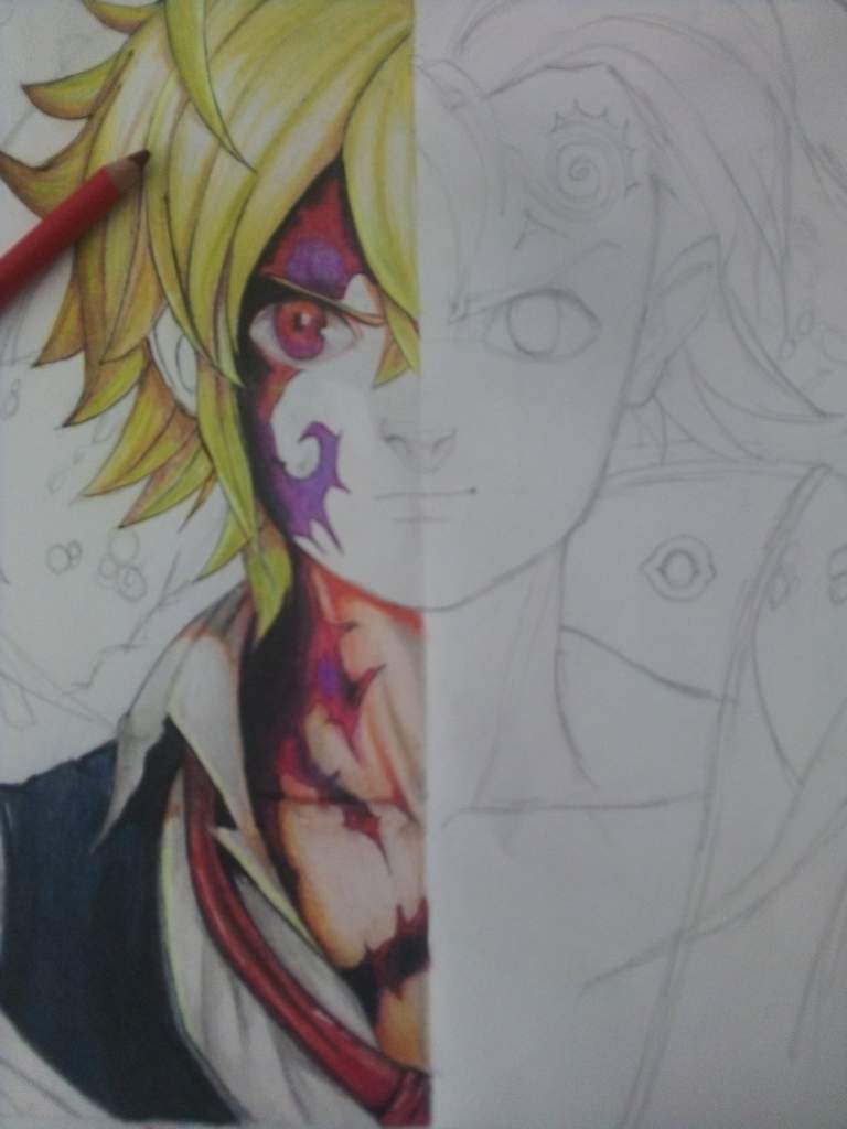 [🎨]•|| .Dibujando a Meliodas y Zeldris ||• | Nanatsu No Taizai Amino™ Amino