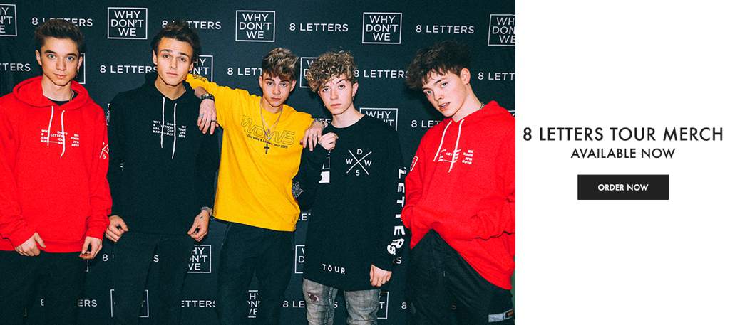 8 letters tour hoodie