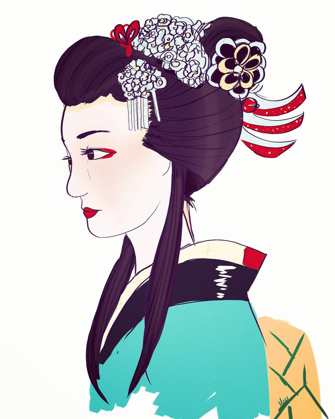 Maiko Konami-san for setsubun | Geisha Amino