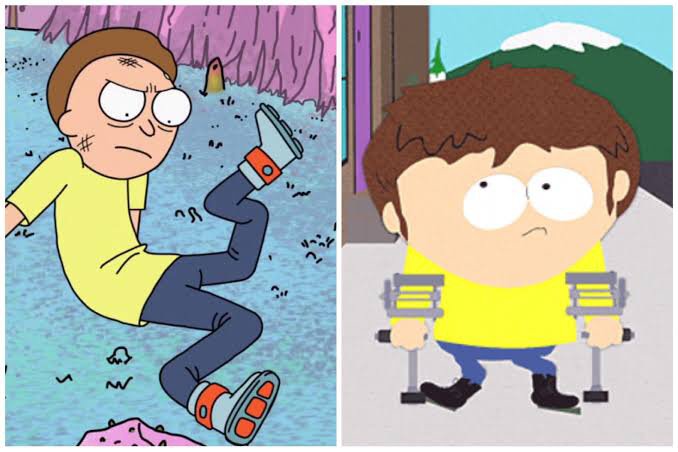 Morty- is actually Jimmy from South Park... 