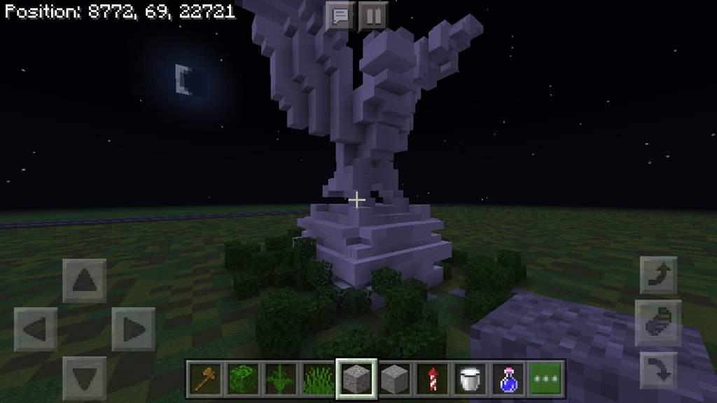 Crow Statue #nchunkschallenge | Minecraft Amino