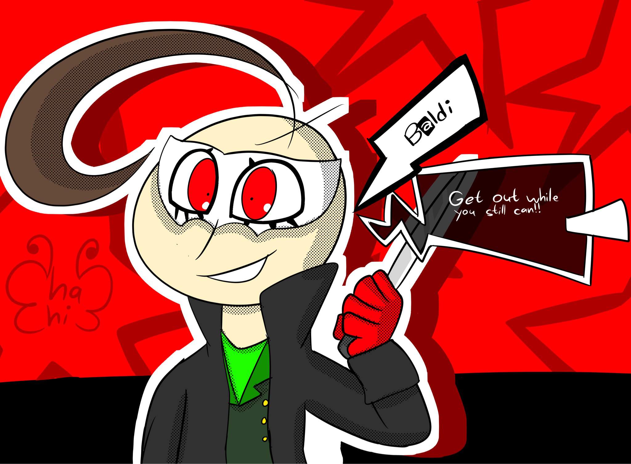 Baldi’s Basics X Persona 5 | Baldi Dresses as Joker | Baldi's Basics Amino