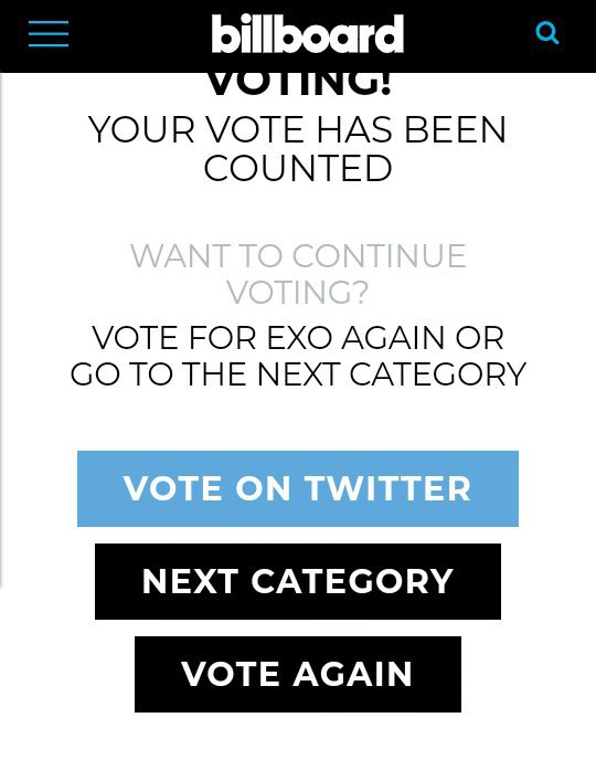 Top Social Artist Vote in Web EXOL INDONESIA (엑소) Amino