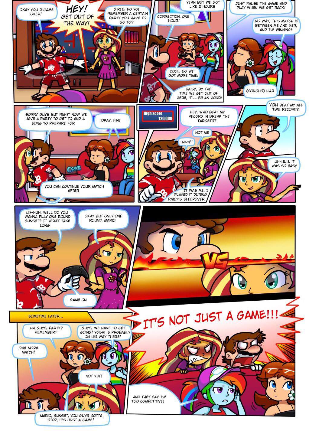 The Mario x Equestria Girls Crossover Comic is here! | Mario Amino