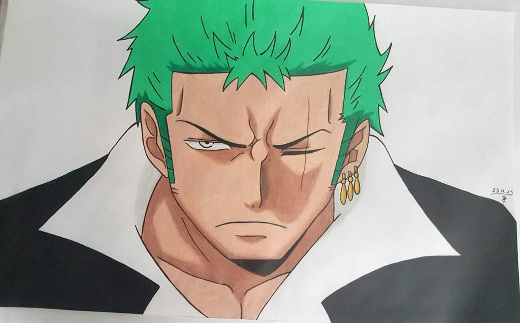 Roronoa Zoro drawing uwu | Anime Amino