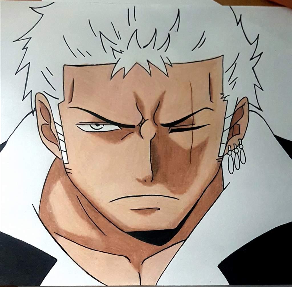 Roronoa Zoro drawing uwu | Anime Amino