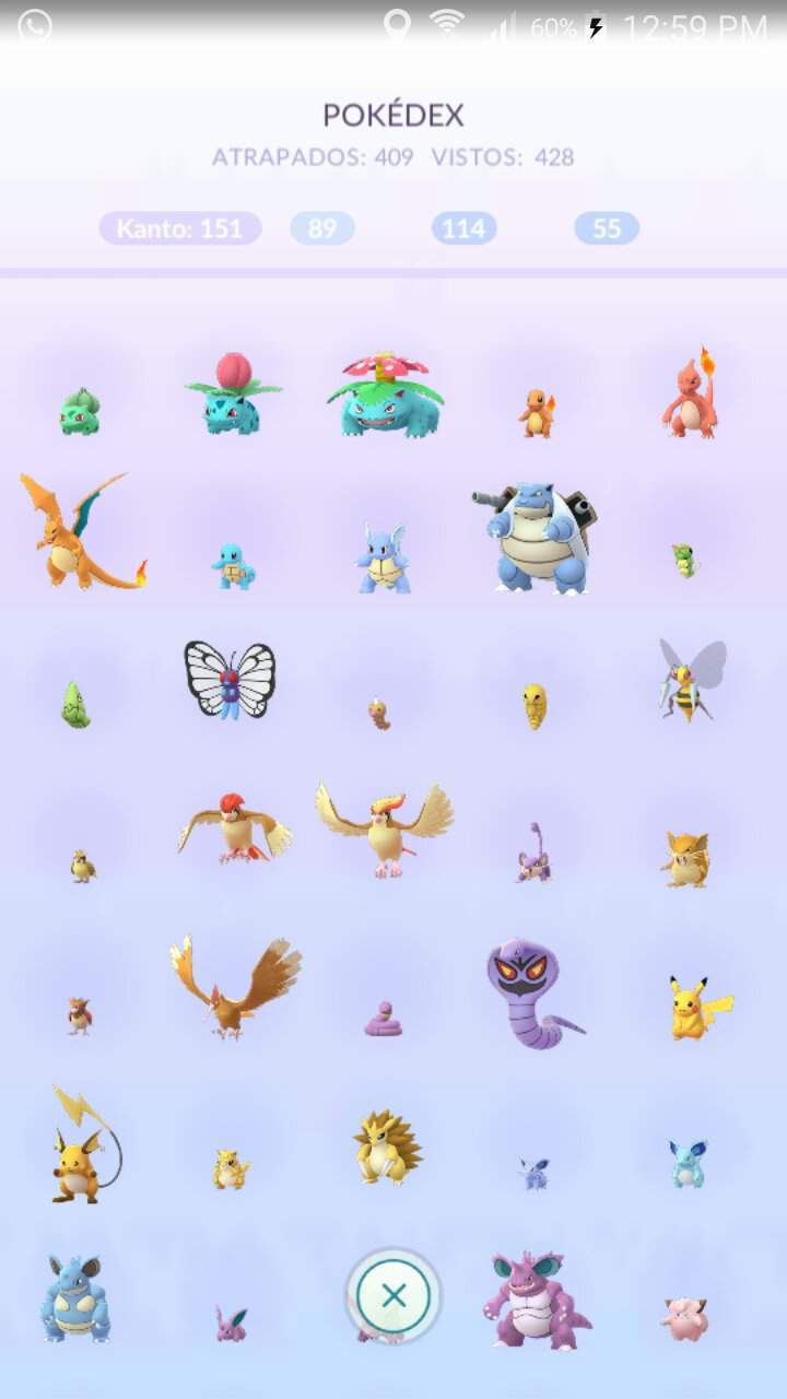 Pokédex kanto completa | Pokémon •GO• Amino