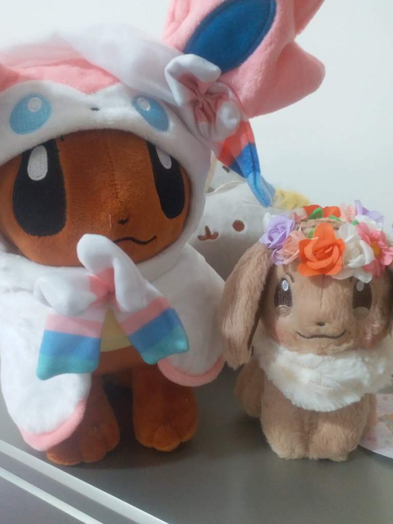 pikachu and eevee easter plush